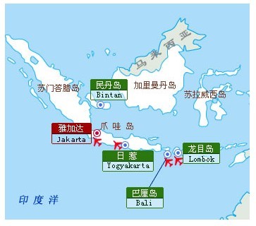 印度尼西亚 地图 印尼国家地图