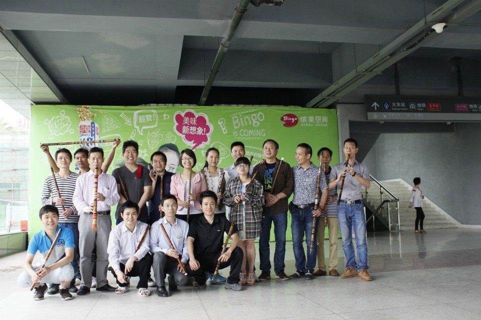 鹏城笛痴群&nbsp;合影