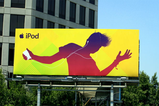 苹果ipod 音乐播放器的 创意广告 画报